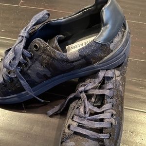 Steve Madden Blue Camouflage Sneakers